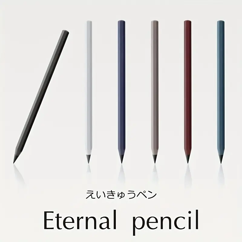 High end 1 metal pencil with new technology for unlimited writing, eternal ink free fountain pen, magic pencil, painting supplies, artist drawing pen, Writing Pens, school office stationery, Stationery Writing Tools