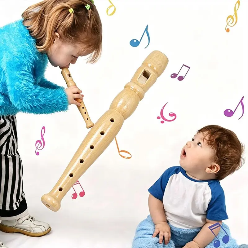 IRIN Wooden piccolo  Flute 6 Holes  Eco-Friendly Flute with Smooth Finish  Easy Play Wind Instrument Musical Instruments for Beginner Daily Music Entertainmen