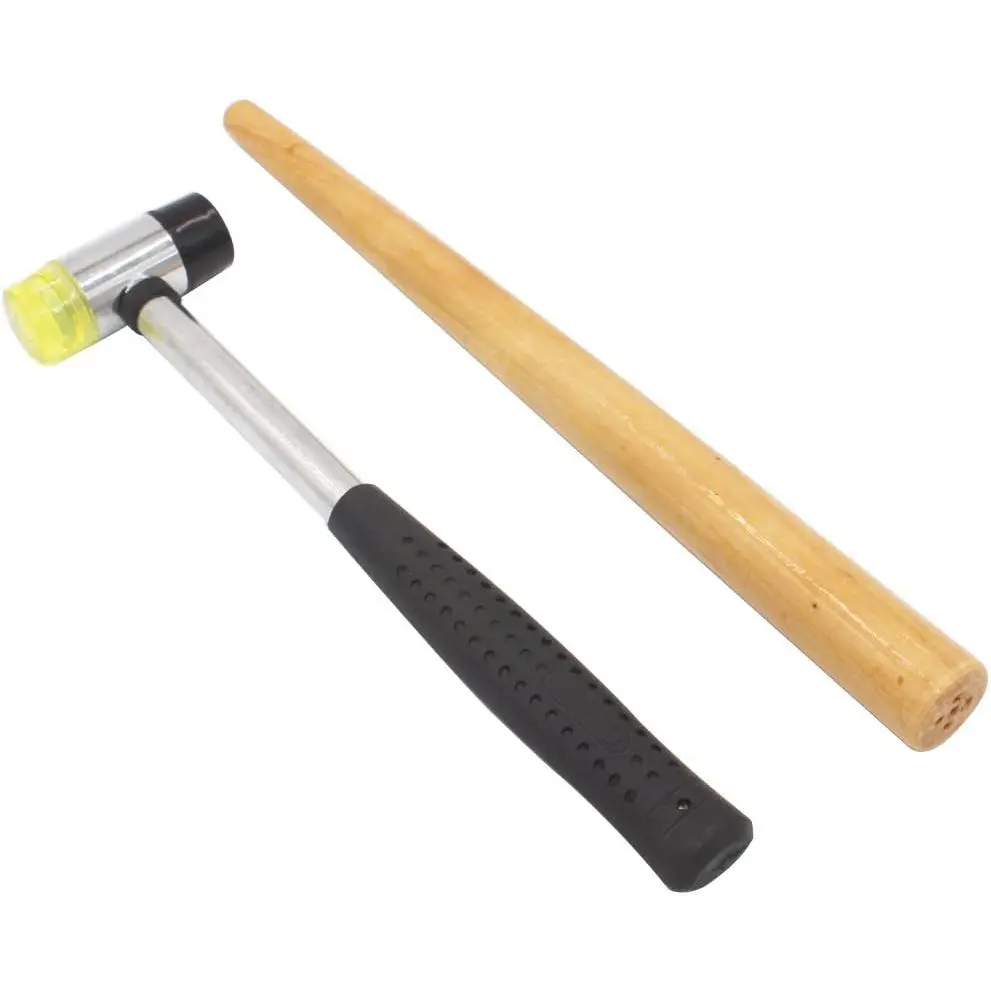 Jewelers Rubber Hammer Mallet with  Ring Mandrel Sizer Sizing Adjuster Ring Shaper Repair Tools  Making Kit