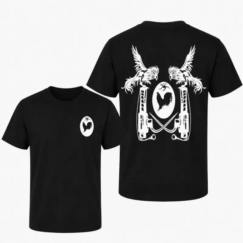 King Rooster Shirt, Gamefowl Chicken Graphic Tee, Flag Gallo T-Shirt, Farm Life Country Rooster Unisex Shirt, Gift For Men