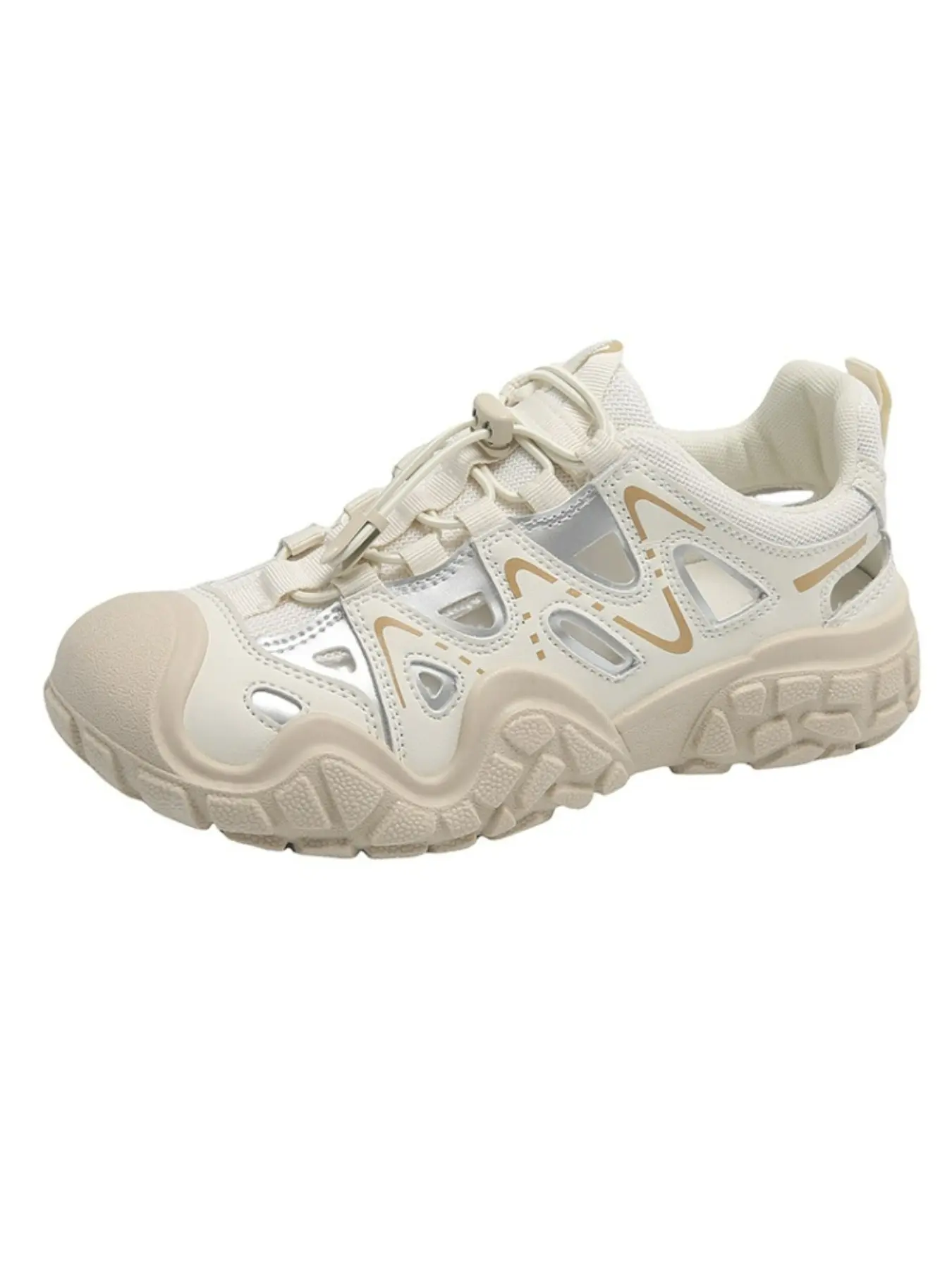 Women's Hiking Sandals, Breathable Hollow Out Thick Sole Dad Shoes, Anti-Slip Outdoor Sports Shoes, Ankle Strap River Walking Shoes, Running Shoes, Outside Walking Shoes, Outdoor Footwear