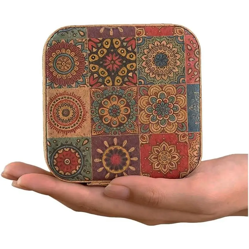Soft  Print Sewing Storage Box,Mini Sewing Kits Storage Box,Portable Travel Sewing Kit,Multipurpose  Utility Box for Sewing  Cards  Accessories