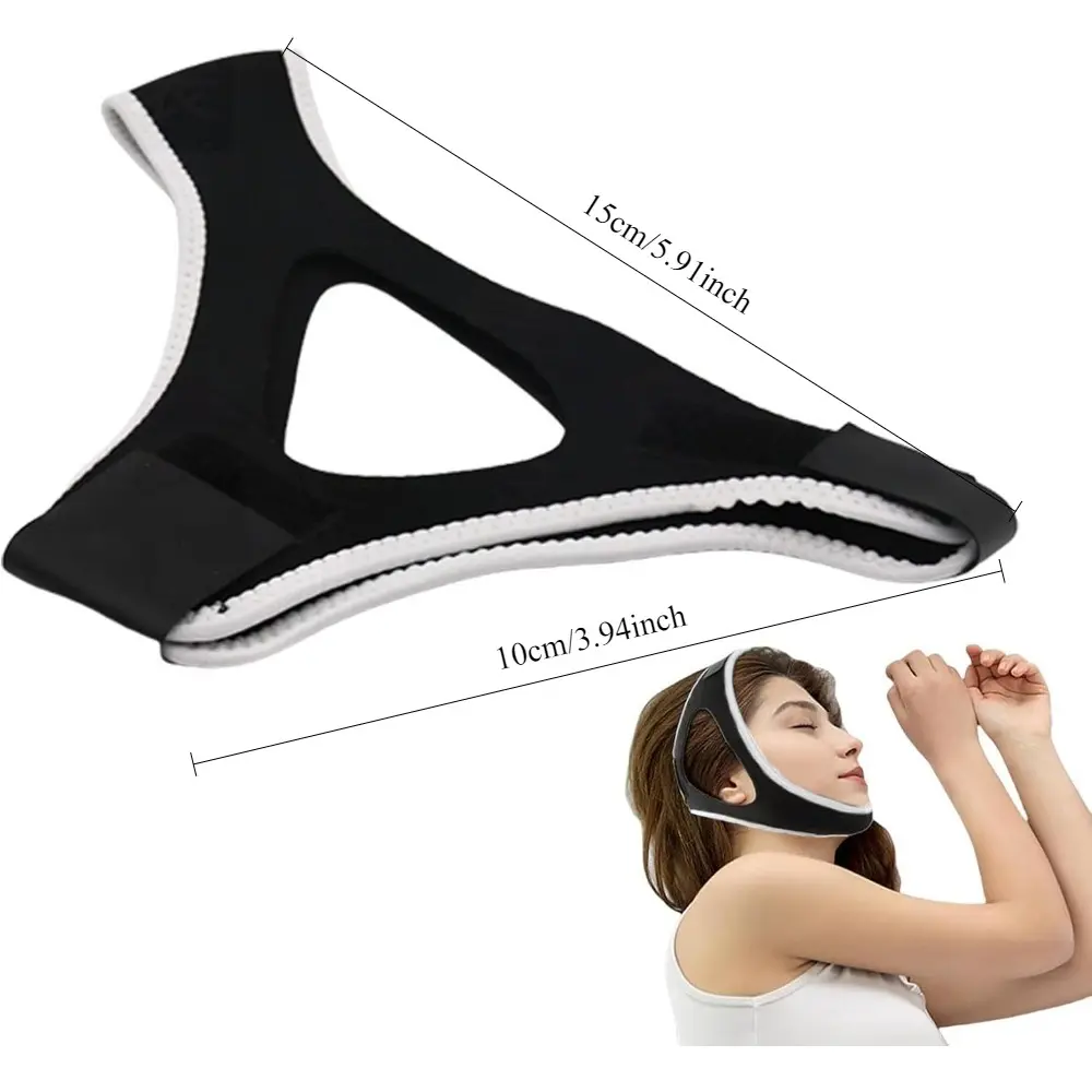 3pcs Adult Chin Straps, Breathable and Reusable, Used to Prevent Mouth Breathing, Sleeping, and Snoring