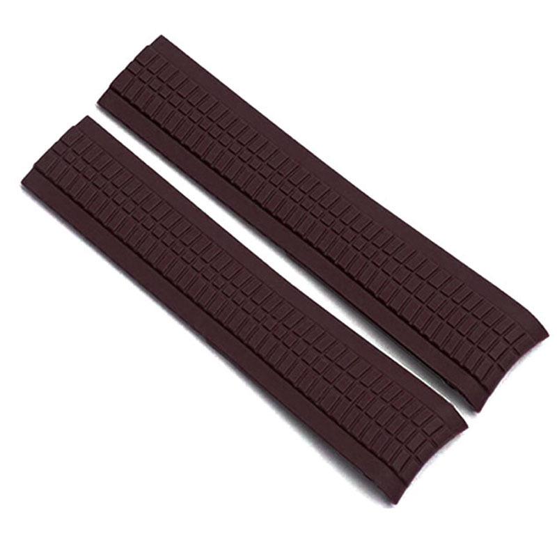 Compatible with Patek Philippe Aquanaut rubber strap, curved sports strap, watch accessories
