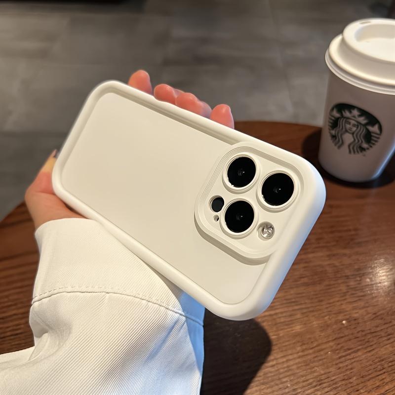 Simple Solid Color Full Protection Shockproof Apple Phone Case, Suitable for iPhone 17/16/15/14/13/12 Pro/Plus/Pro Max/Air/MINI/XS Max/X/XS, Fashionable, Durable, and High-Quality Soft