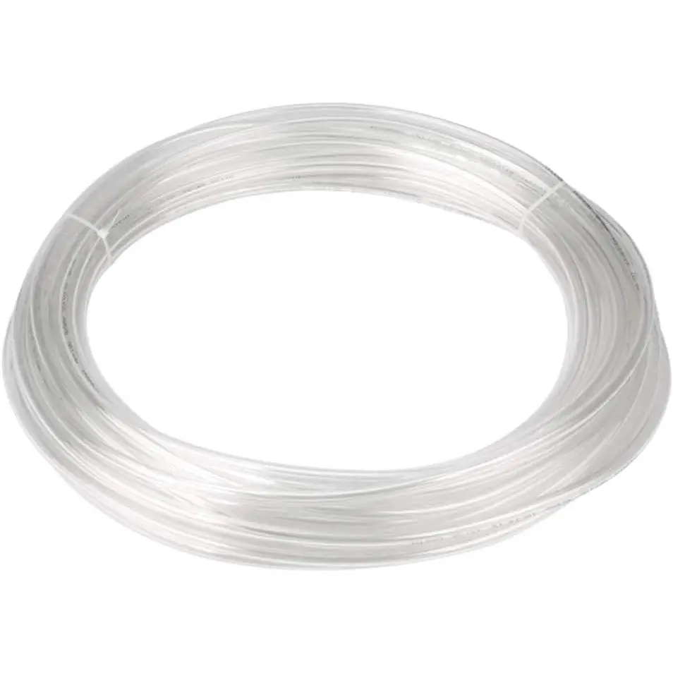 Pneumatic Tubing 8mm x 5mm PU Polyurethane Tube Air Hose Line for Air Compressor Fitting or Fluid Transfer (Clear 32.8ft/10Meters)