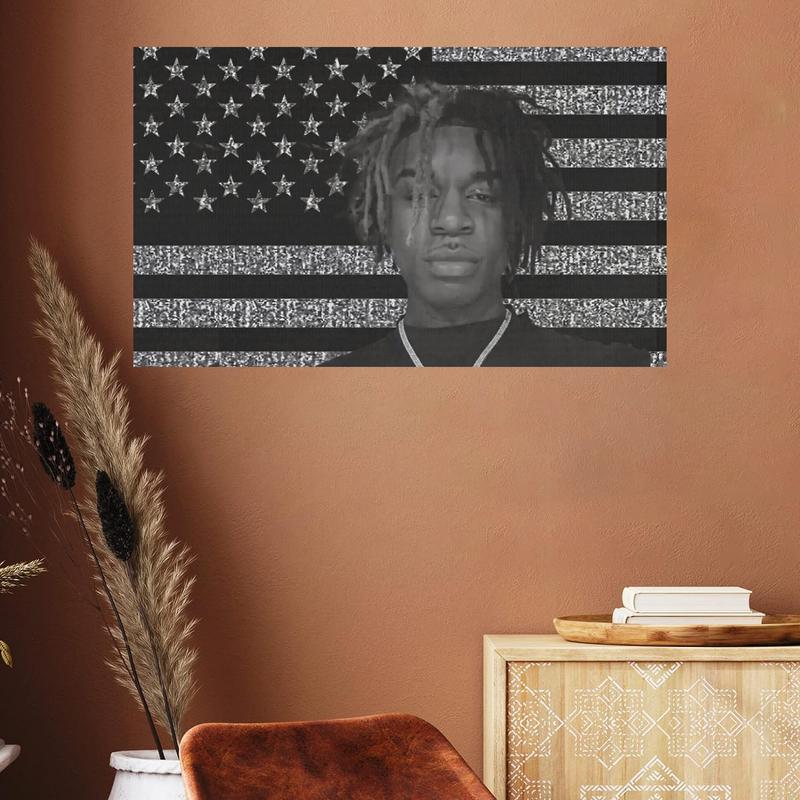 New ken Carson Flag with 4 Brass Grommets 3x5 Ft Wall Tapestry Banner for Indoor Outdoor Living Room Garden,Lawn,Yard Home Decor