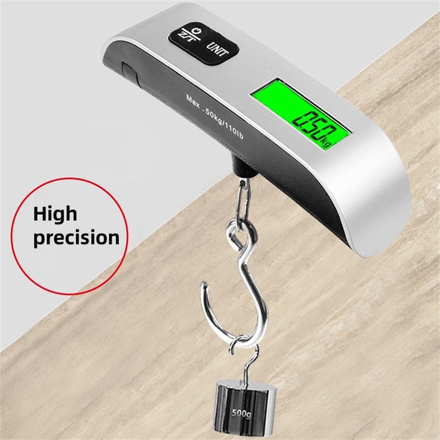 Portable Electronic Luggage Scale, High Precision Digital Luggage Scale, Handheld Hanging Scale for Travel, Home, Office