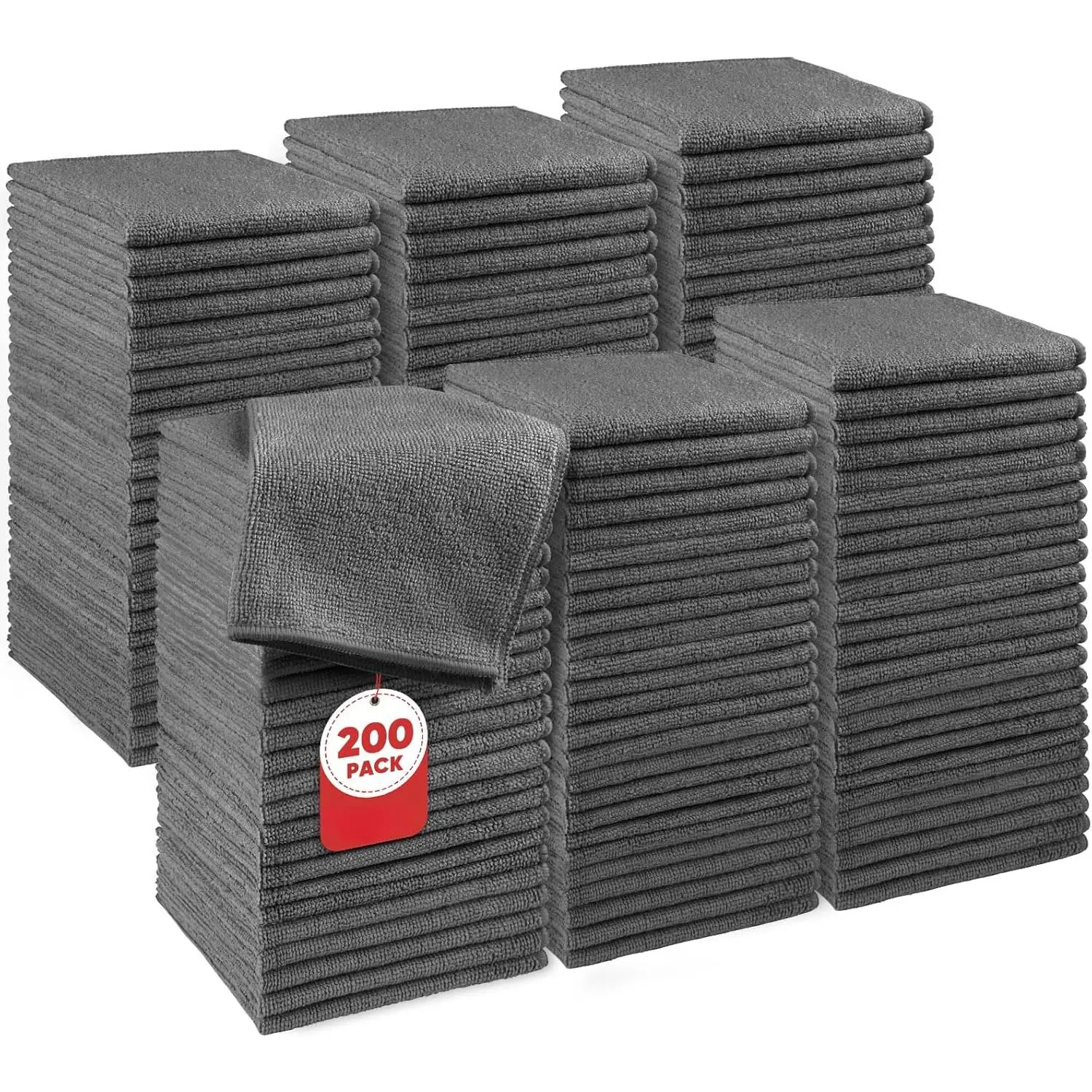 200-Pack Multifunctional Sports Towels Set - Highly Absorbent, Soft Microfiber Washcloths, Quick Drying Water Absorbent Towels, Compact for Gym, Spa Use, Multifunctional Towel