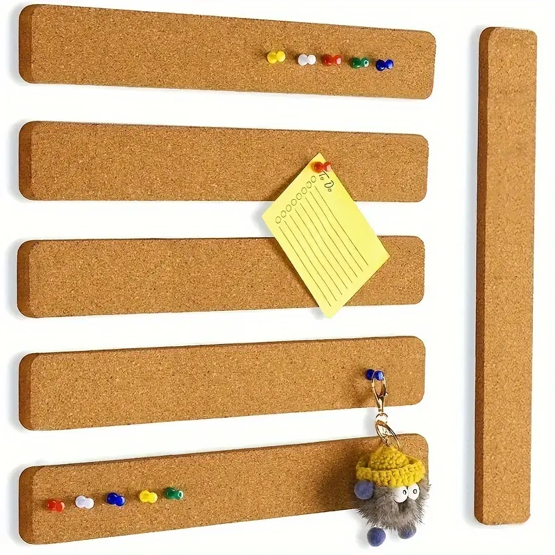 Long Strip of Self-adhesive cork board adhesive cork strips 30*5cm for home, office, study decoration, photo wall stickers