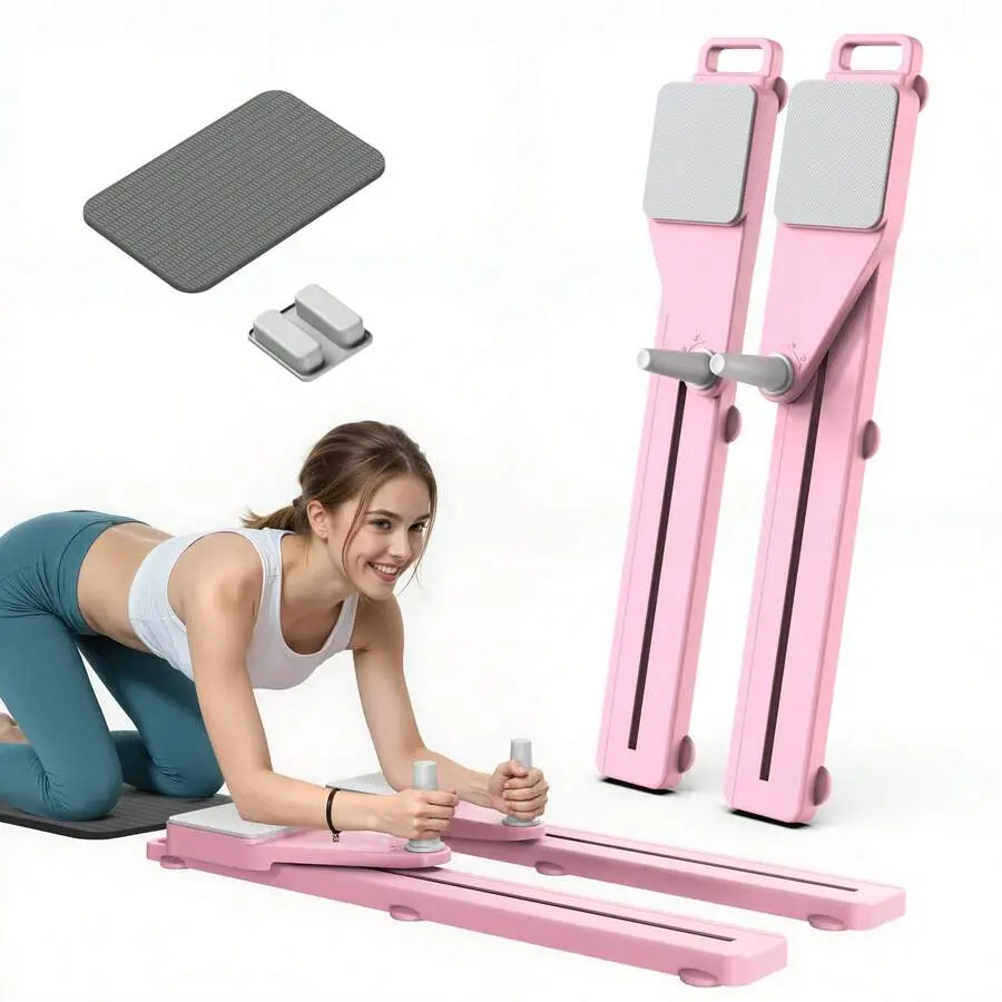 Pilates Board, Multifunctional Abdominal Board, Portable And Foldable Pilates Reformer