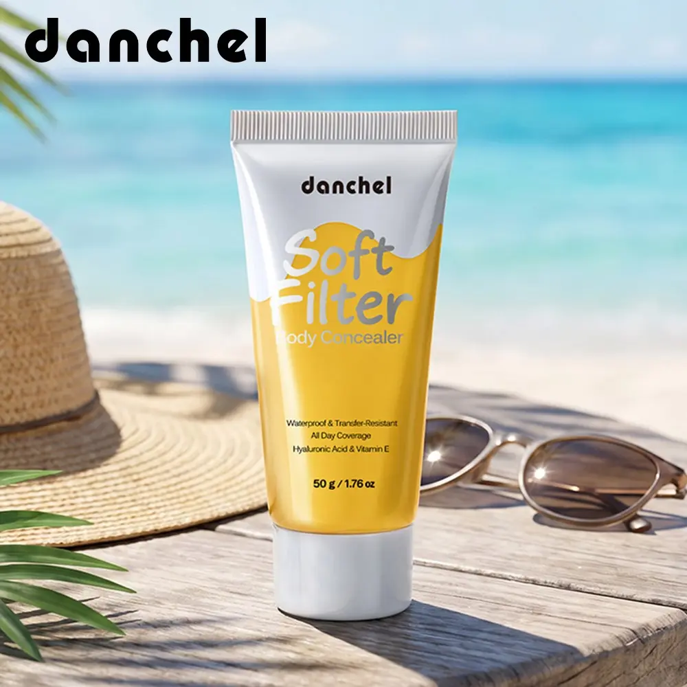 danchel Soft Filter Body Concealer, Waterproof & Transfer-Resistant Leg & Body Makeup, All-Day Wear, Buildable High Coverage, Lightweight Silky Creamy Texture, 3 Shades Available, Perfect for Daily & Outdoor Use