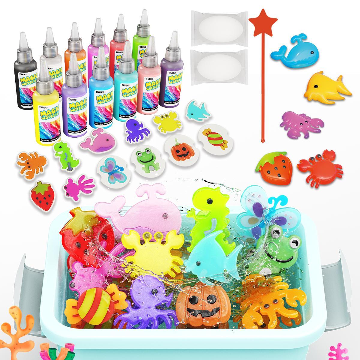 DIY 3D Water Elf Kit, Colorful DIY Water Elf Making Kit, Floating Toy, Handmade Pigment Watercolor Painting Kit, Suitable for 3+ #GLOBAL PICKS