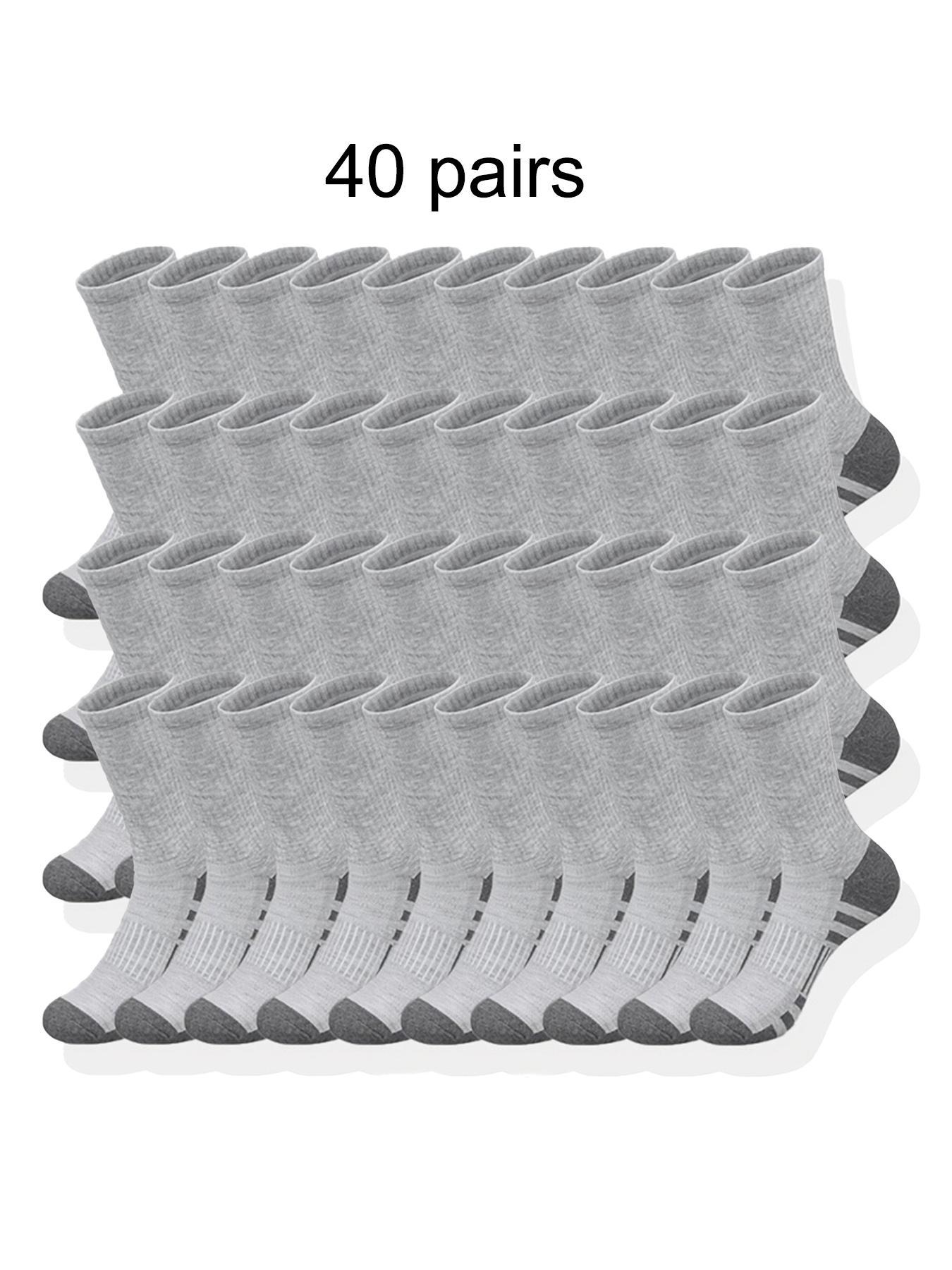 Men's Patchwork Crew Socks, Breathable Fabric Socks, Casual Comfortable Breathable and Soft Socks for Daily Wear, Multipack Knit Socks for All Seasons