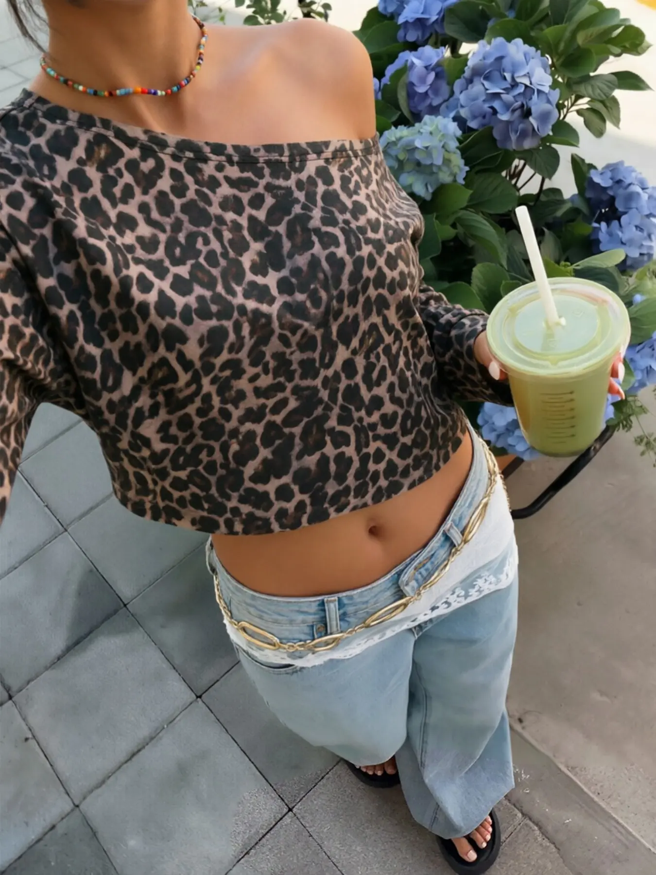 Women Cute Tops Blusas Heather Gray Asymmetrical Off Shoulder Long Sleeve Cropped Shirts Loose Casual Y2K Streetwear Daily Outdoor Coffee Shop Vacation Women Fashion Clothes