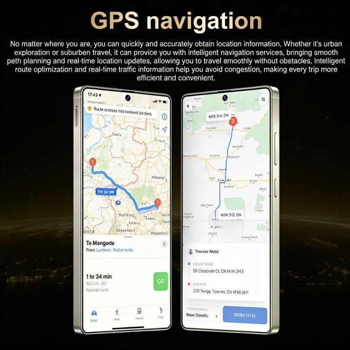 2025 New Unlocked Edition 5G Android Smartphone with High-Definition Display, Front Camera, Rear Camera, Large Capacity Battery, Dual SIM, Built-in Pen, Facial Unlock Support, Includes Charger, Headphones, and Phone Case
