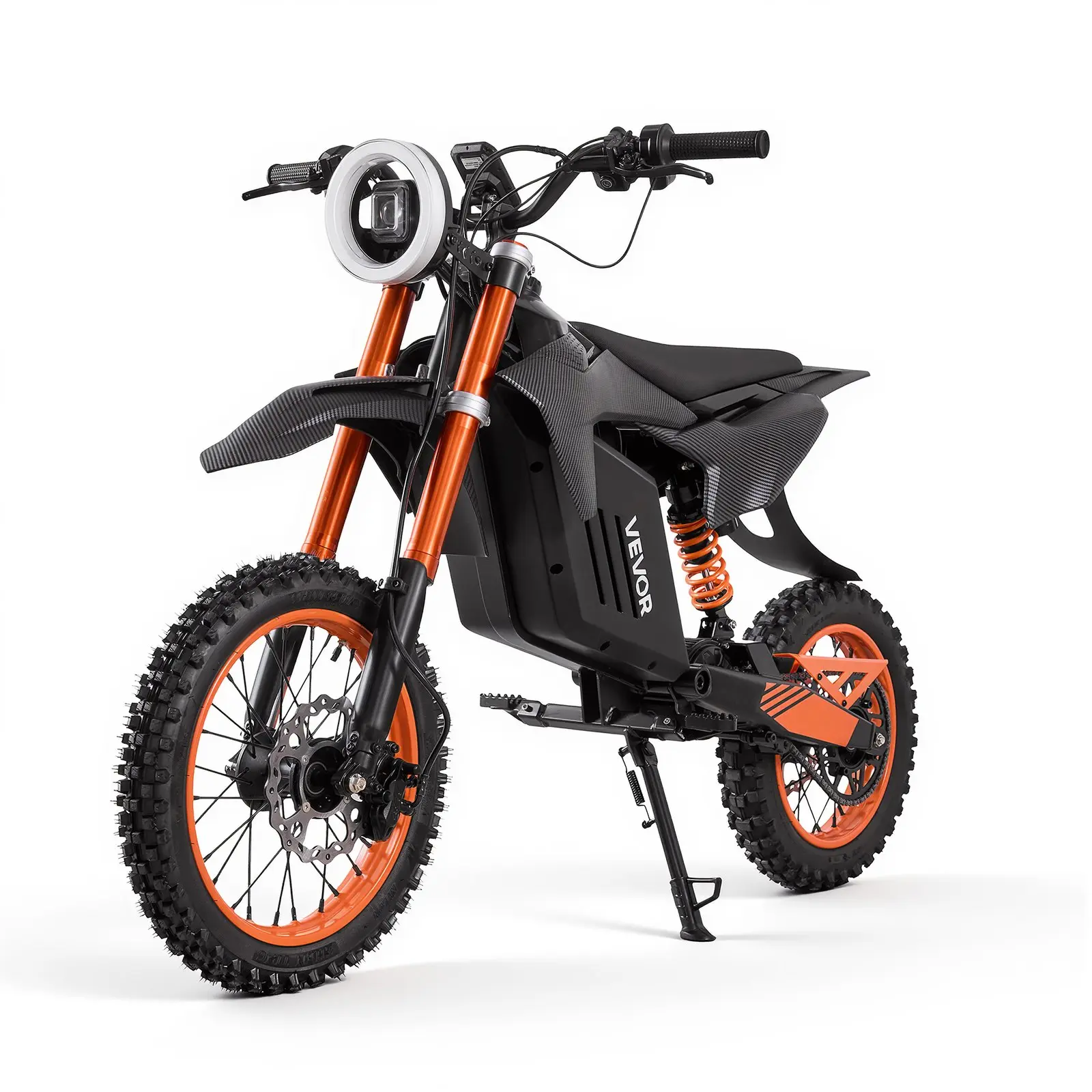 【DealsForYouDays】VEVOR Electric Dirt Bike for Teens Adults, 2000W Motor, 31 MPH Speed, 31 Miles Max Range, 48V 22.5Ah Battery, Off-Road Motorcycle with Light, Display, Dual Suspension Hydraulic Brakes for Age 14+