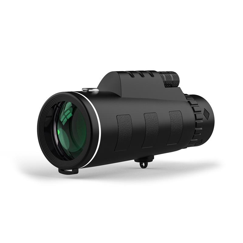 40x60 HD Monocular Telescope for Hunting and Camping, Outdoor Optical Zoom Scope, Waterproof Pocket Design, Smartphone Compatible Viewing Tool