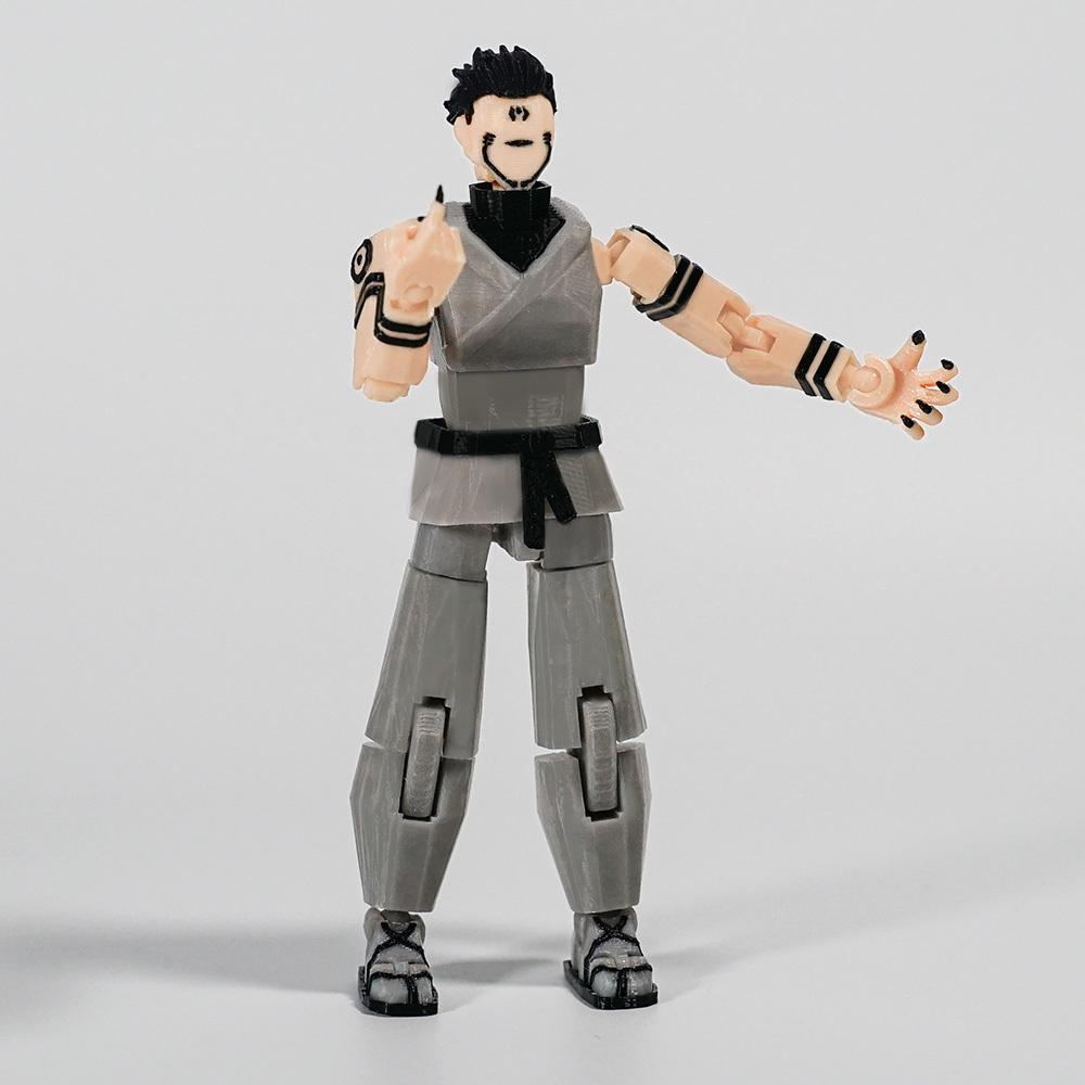 3D Printed Jujutsu Kaisen Ryomen Sukuna 2.0 Anime Multi-Jointed Shapeshift Toys Action Figures Mannequin Model Ornaments Gifts