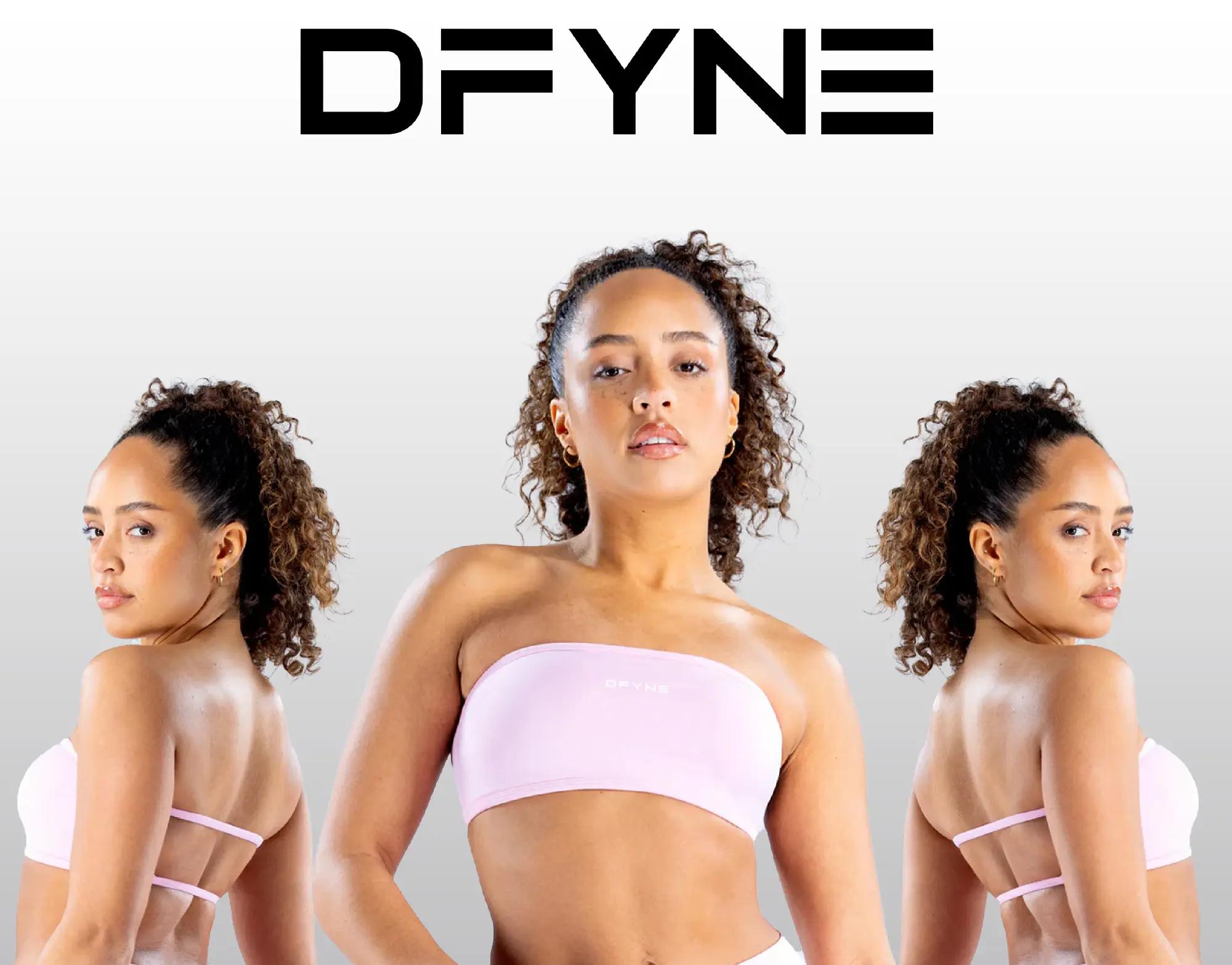 DFYNE Backless Bandeau Sports Bra |   Highly breathable design, comfortable for fitness training and everyday wear.