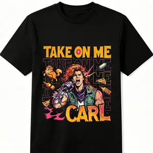 oversize cotton Dungeon Crawler Carl Karaoke Shirt Comfort Colors, Funny Take On Me By Carl TShirt, Parade Of Horribles DCC Shirts, Sci-fi Book Lover Gift
