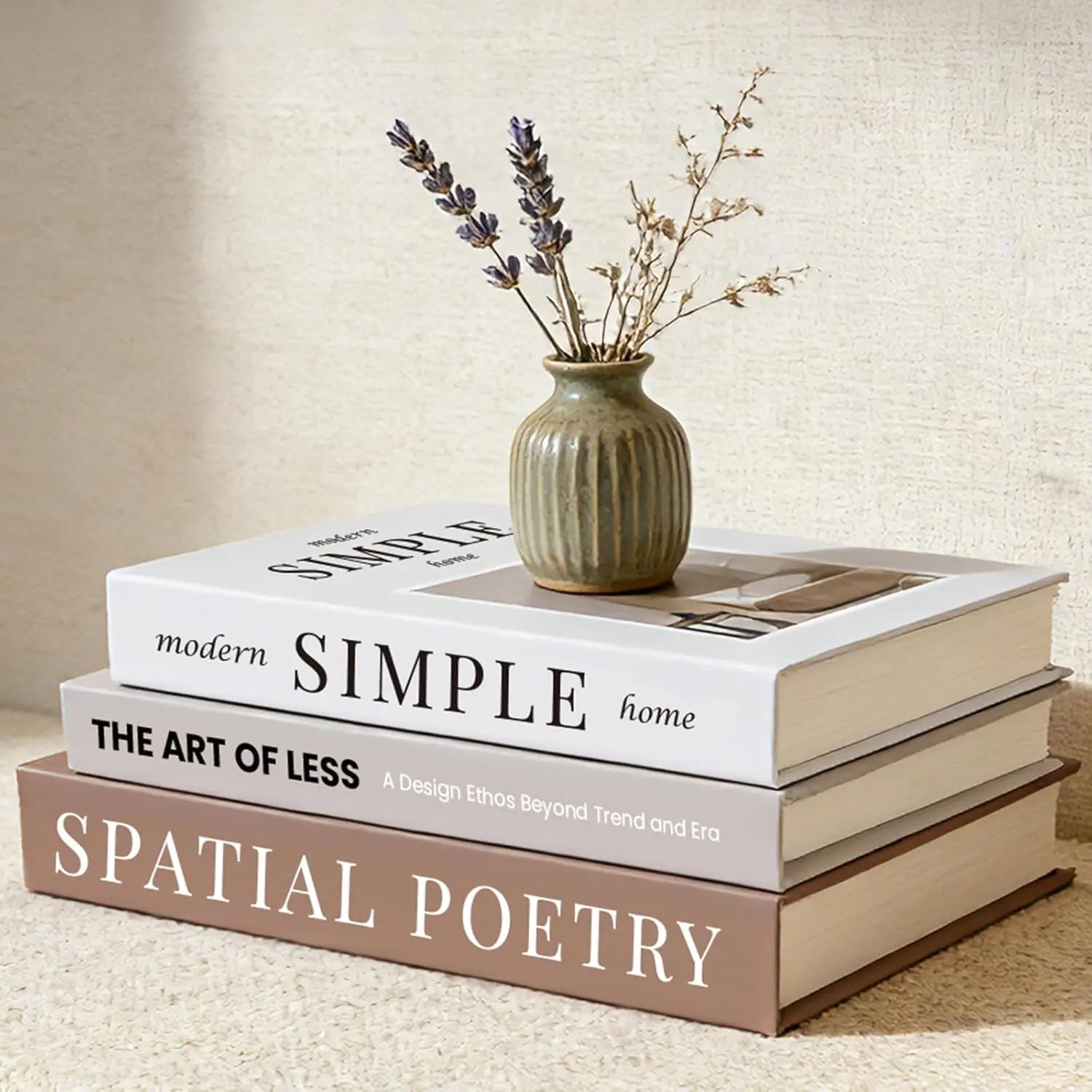 3Pcs Decorative Books, Fake Books for Coffee Table Decor Home Decor| Decorative Books for Coffee Table Decor or Shelf Decor (Assembly Required)