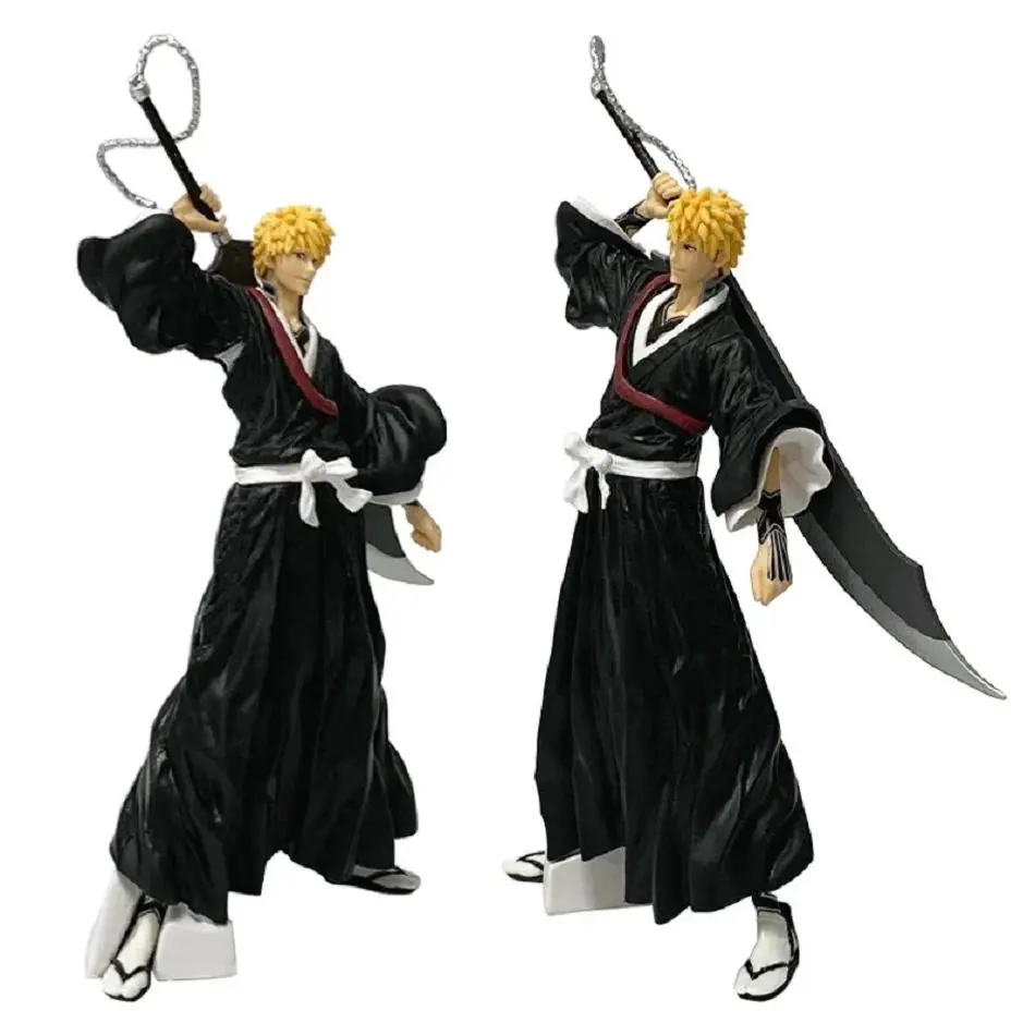 21cm  Anime Figure Kurosaki Ichigo Action Figure Aizen Sousuke/Hitsugaya Toushirou Figurine PVC Model Collection Toy Gifts
