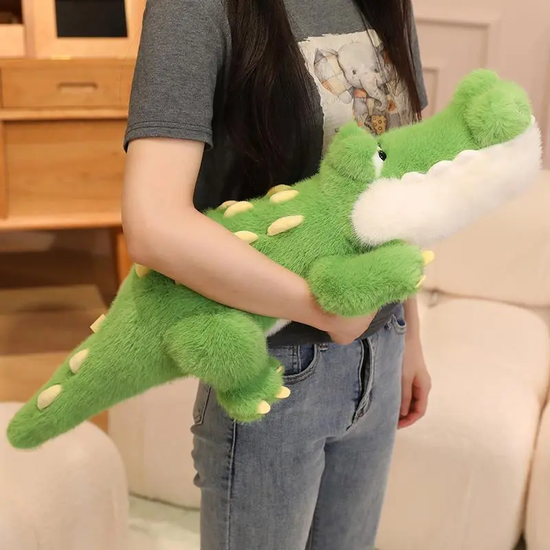 50cm soft Stuffed Animal Crocodile Doll Plush Toy Decorated  Plush Toy Pillow  cartoon Crocodile  Birthday Gift For Children