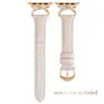 Leather Band for Apple Watch Series 1-11 Se, Compatible with 38-49mm Models, Fashion Thin Leather Strap with C-Shaped Buckle, Elegant Women's Accessory, Watch Straps (Band Only)