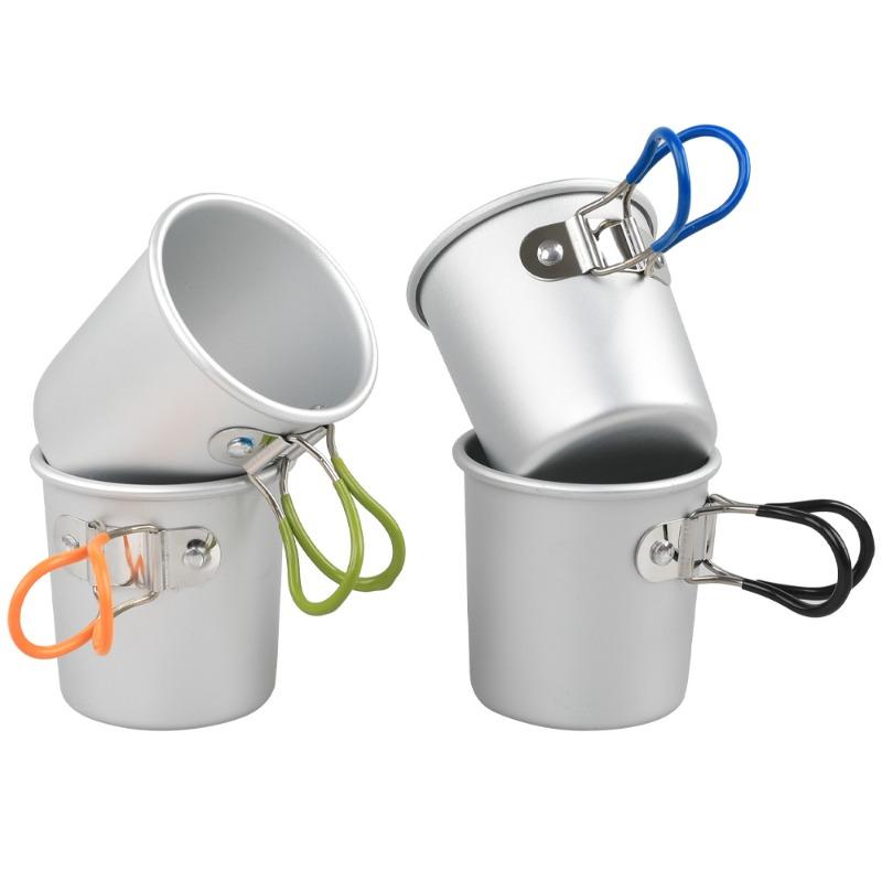 Outdoor camping aluminum cup portable coffee cup aluminum alloy beer cup camping water cup teacup