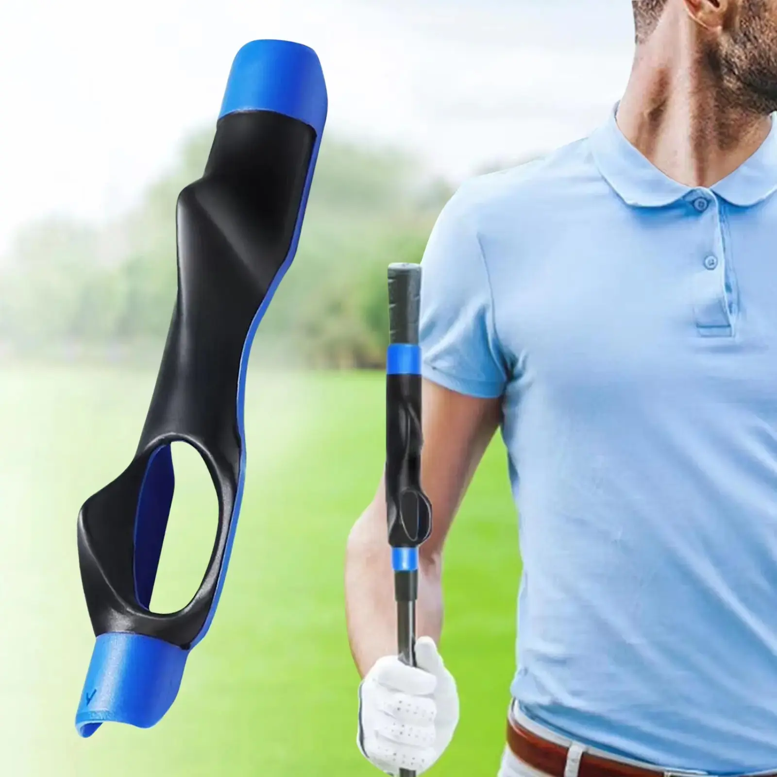 Golf Grip Trainer Aid, Correct Swing Hand Position & Posture Training Tool, Master Perfect Golf Grip Fast, Practical Golf Gifts for Beginners & Golfers