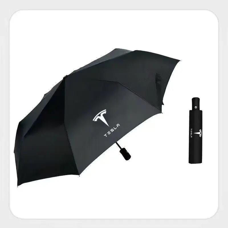 Automatic Folding Windproof Sunshade Umbrella for Tesla Model 3, S, X, Y | Keep Your Car Cool & Protected