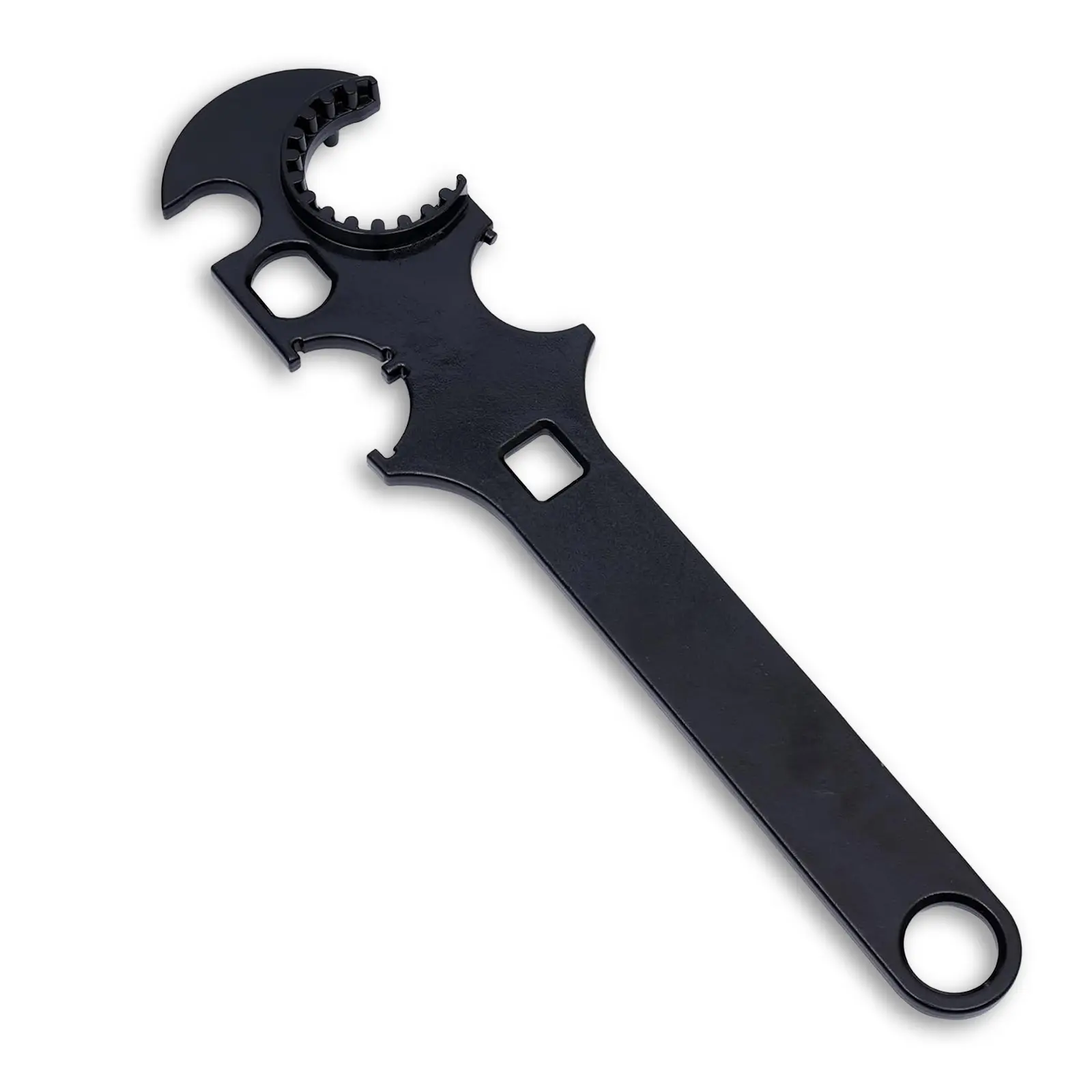 Multi-Function Combination Wrench – Heavy-Duty All-Steel Armorer's Tool with 1/2" Drive, Multi-Size Jaw, Inner Teeth – Universal Spanner for Bike Repair, Auto Maintenance & Industry