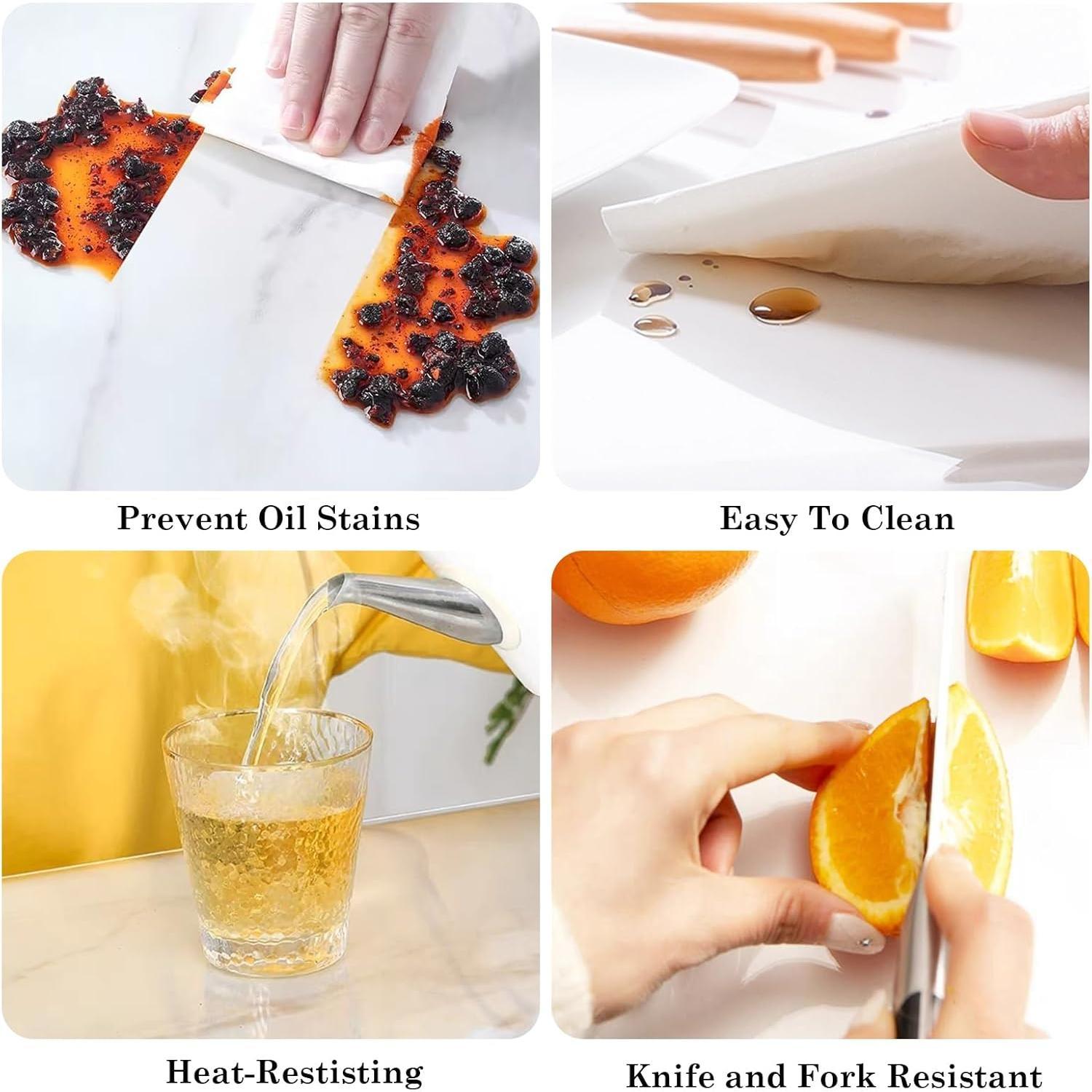 Clear Plastic Table Cloth Protector 54 x 102 Rectangle Transparent Vinyl Tablecloths   Oil-Proof Spill-Proof Tablecovers Wipeable Clean Tablecloth for Dining Tables Camping