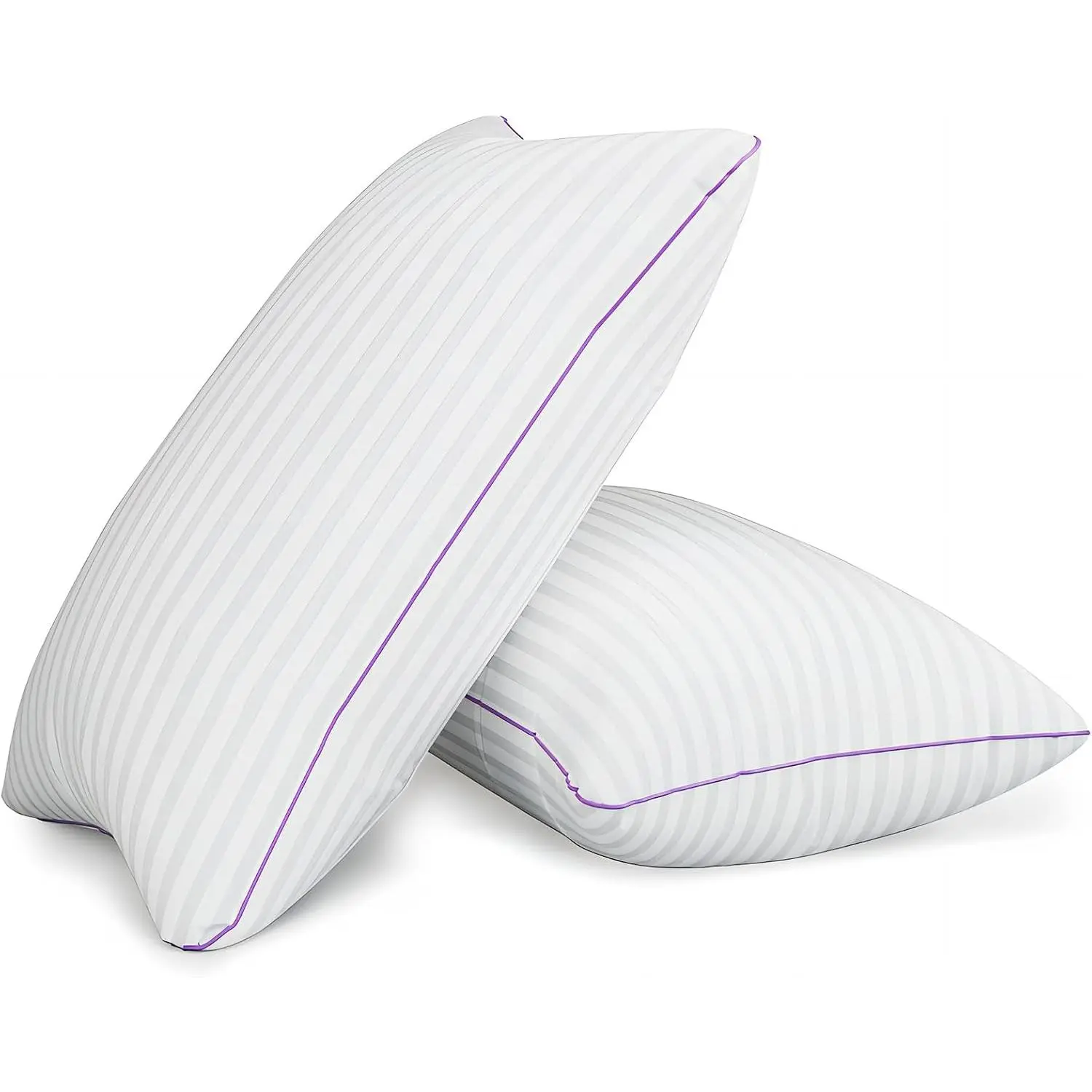 Pillows King Size Set of 2,Breathable Bed Pillows for Sleeping Medium Soft Down Alternative Microfiber Filled,20 x 36 Inches