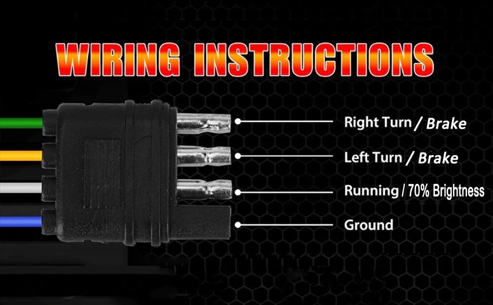 LED Tailgate Running Light Kit, Bar Strip for Truck, Strobe (Flashing) Brake Flexible Switchback Red Amber Yellow Sequential Turn Signal board Light (48 Inch) Suitable for repair Light Bar with Connector