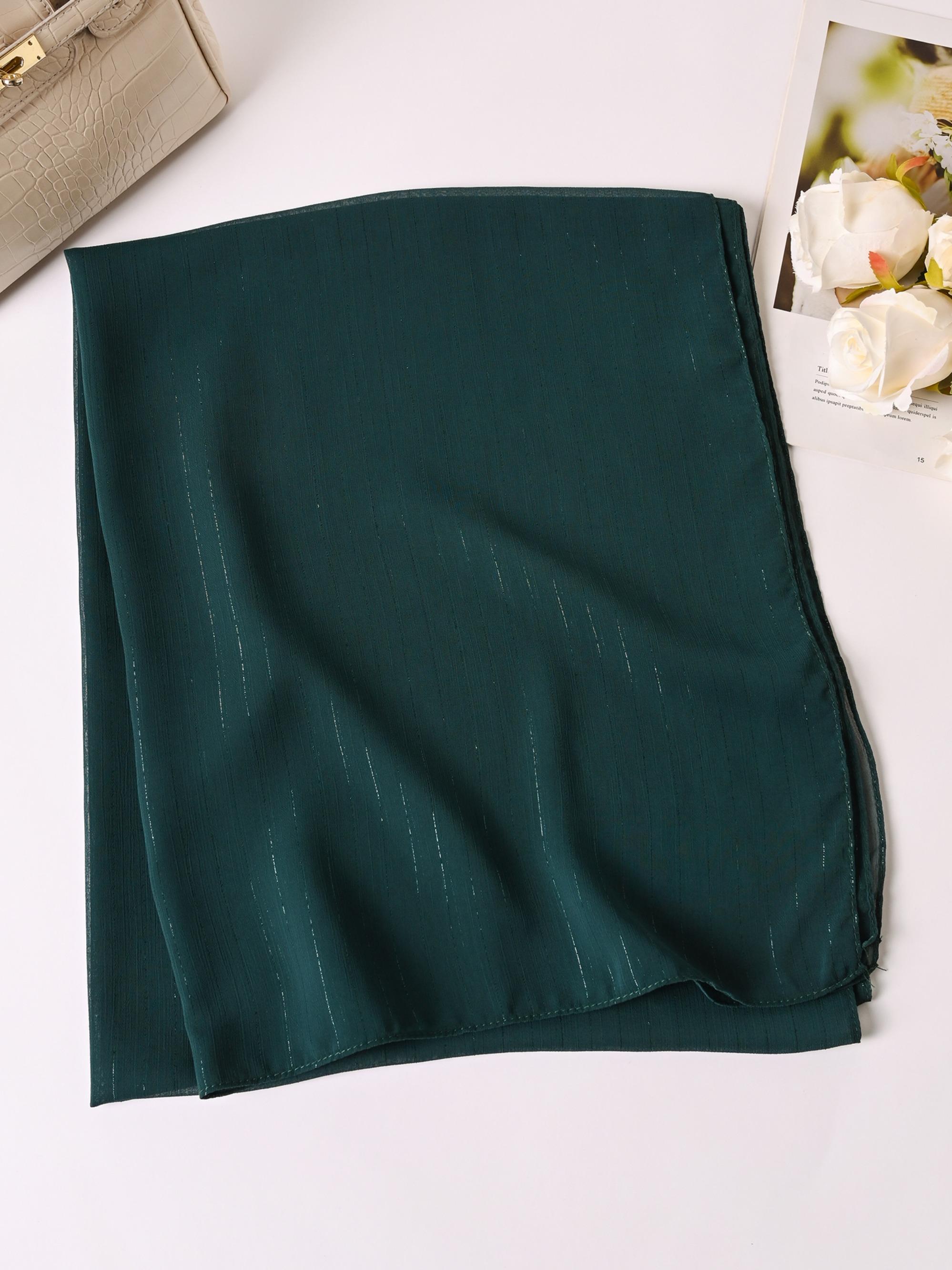 Women's Solid Color Scarf, Head Scarf, Fashionable Soft Comfortable Shawl for Daily Wear, Casual Versatile Scarf for Women & Girls