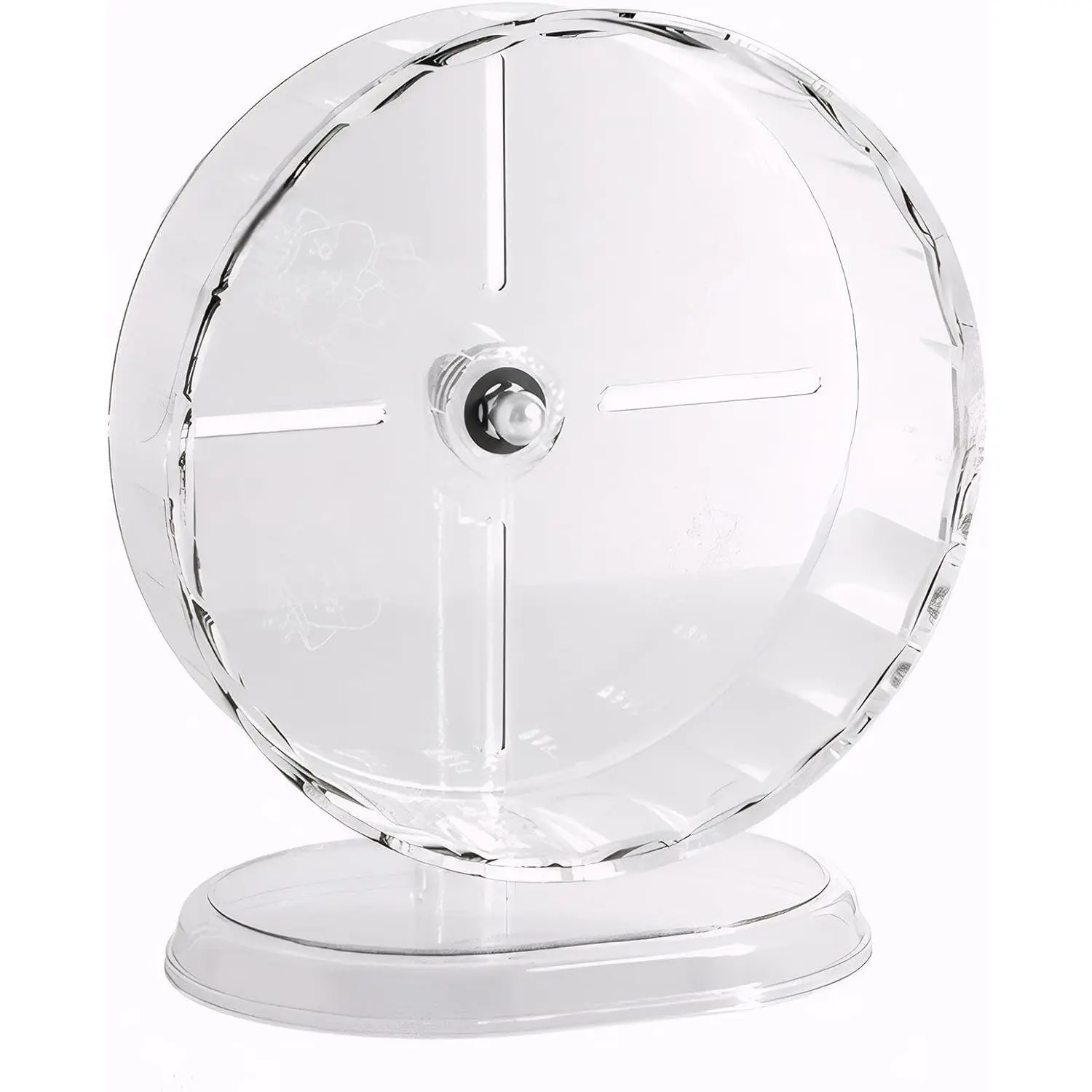Silent Hamster Wheel – 9.5 Inch Syrian Hamster Running Wheel, Anti-Skid & Height Adjustable, Easy to Clean (9.5inch)