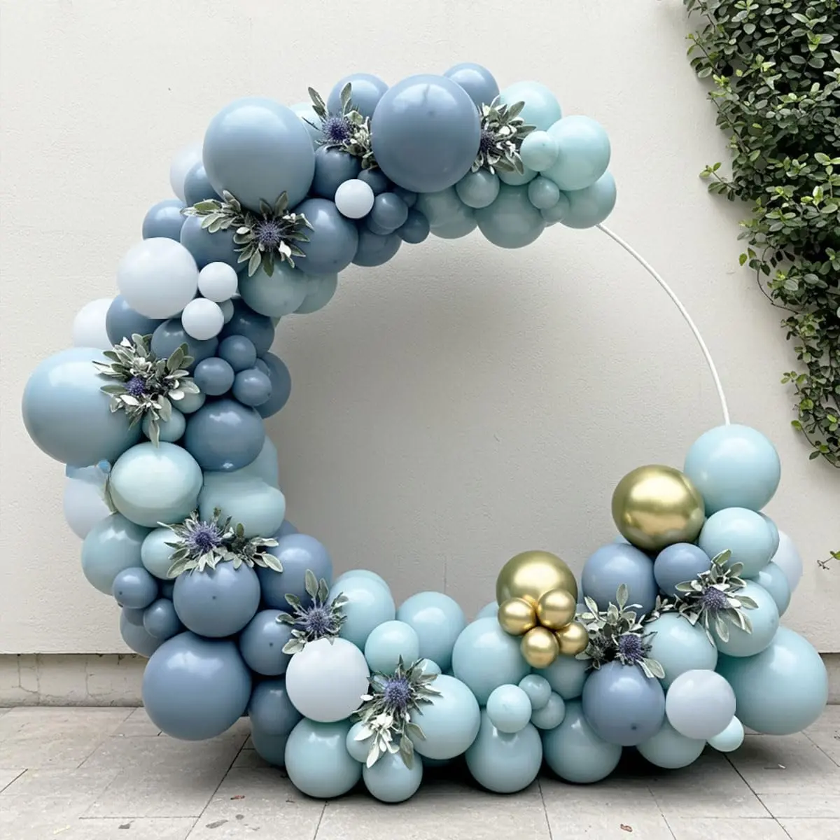 Christmas Balloon Arch Kit - Green, , Red, White &  Balloons