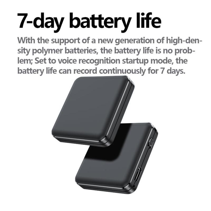 Portable Voice Recorder, Smart Voice Recorder, 1 Count Rechargeable Mini Voice Recorder, Voice Activated Recorder for Lectures Meetings Classes, Audio Recording Device