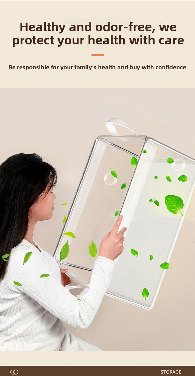 Transparent Clothes Storage Box, Drawer Organizer for Underwear Pants, Home Closet Organizer, Wardrobe Storage Container