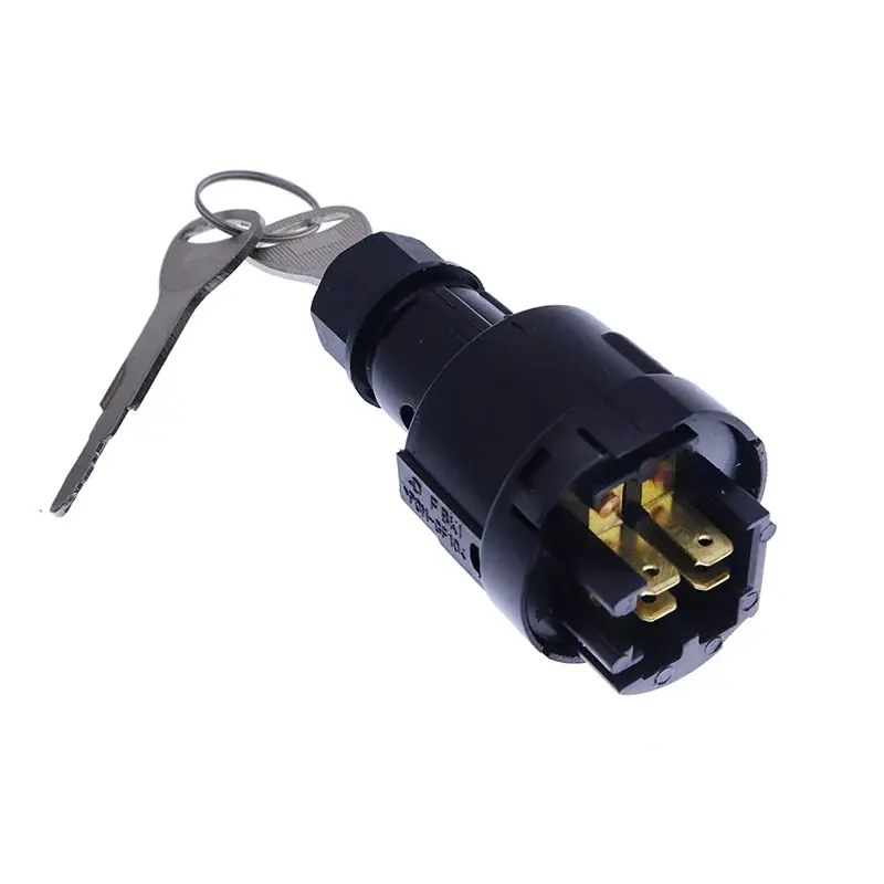 FridayParts Ignition Switch 57590-23342-71 with 2 keys for Toyota Forklift Truck 30-8FG10 30-8FG15 30-8FG20 30-8FG25 30-8FG30 30-8FGJ35
