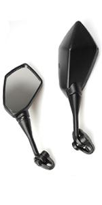 THE WELL KEPT 8MM Motorcycle Mirrors Universal for 7/8" Handlebars Bike Mirror Compatible with ATV,Snowmobile,Scooter,Moped,Dirt Bike,Sportsman-Convex Mirrors THE WELL KEPT 8MM Motorcycle Mirrors Universal for 7/8" Handlebars Bike Mirror Compatible with ATV,Snowmobile,Scooter,Moped,Dirt Bike,Sportsman-Convex Mirrors