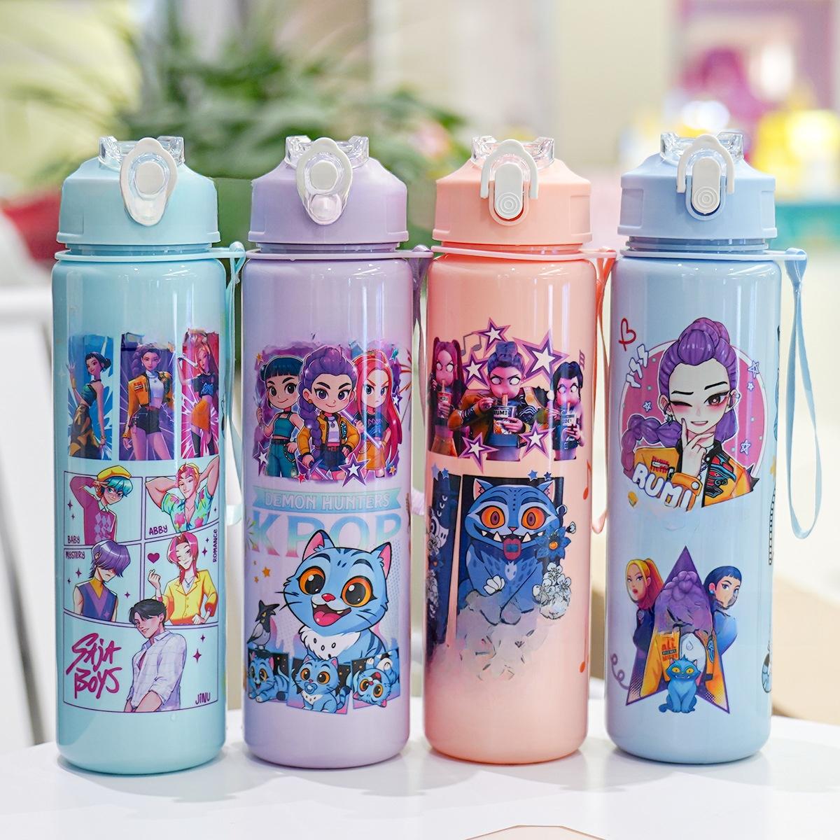 K-Pop Ghost Hunter Inspired Totem Water Bottle | 700ml Portable Leakproof Reusable Bottle