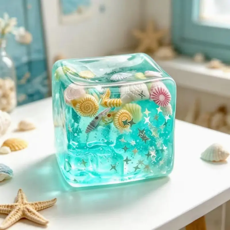 Simple Dimple Fidget Toy, Healing Ice Cube, Soft Slow Rebound, Sensory Fingertip Toy, Stress Relieving Handball, Mood Soother