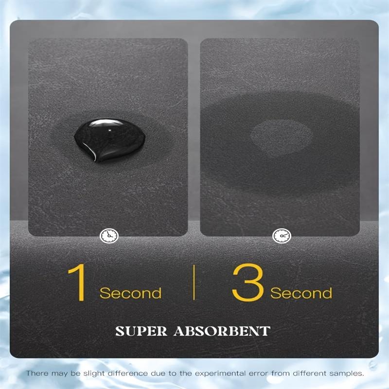 2D Flat 2pcs Brown Kitchen Absorbent Diatomaceous Earth Floor Mats, Vintage Plaid Style Long Rugs, Oil And Non-slip Backing, Fast Drying, Machine Washable, Soft And Comfortable, Suitable For Kitchen, Laundry Room, Bathroom, Hallway, Home Decor Rugs