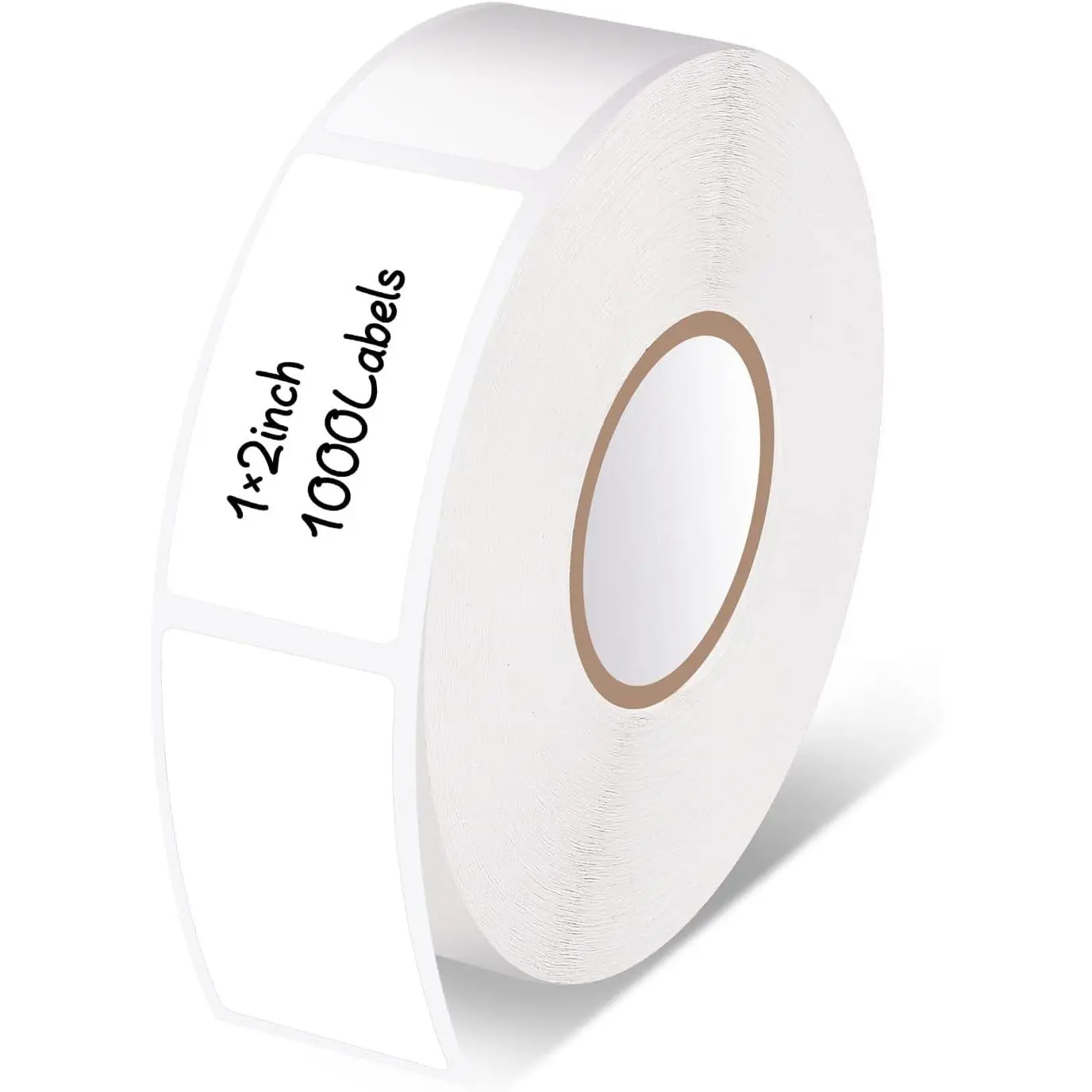 1000 Removable Freezer Labels, 1"x2" Container Stickers for Labeling, Office Stationery Roll Pack