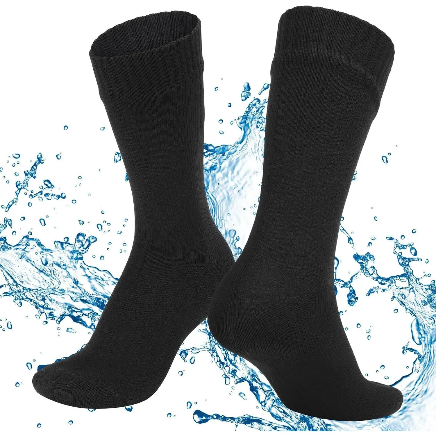 Unisex Waterproof Socks Water Resistant Socks Waterproof Breathable Hiking Wading Skiing Fishing Sock for Men Women