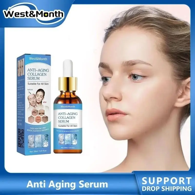 Wrinkle Removal Serum, Lightening Forehead Fine Lines, Repair & Tighten, Lifting, Nourishing, Brightening, Collagen, Essence