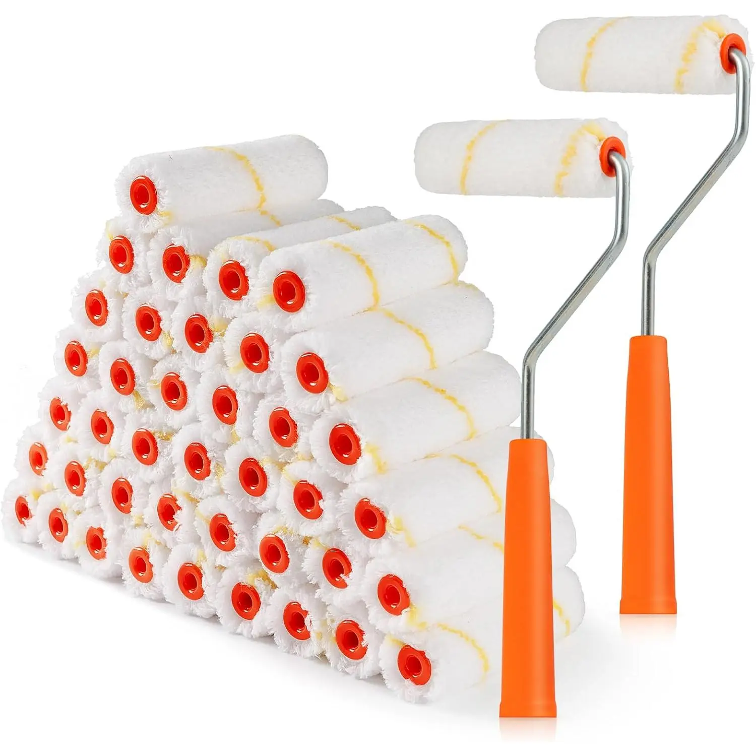 24 Pack Microfiber  Roller 4 Inch, 3/8 Inch Nap